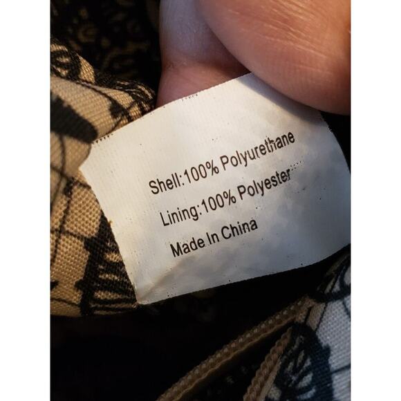 Carlos Santana Crossbody Womens Brown Polyurethane Lined Fringe Shoulder Strap - Picture 9 of 9